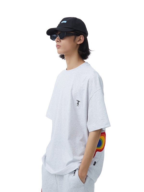 FMACM休闲装2022春夏季白色印花T恤