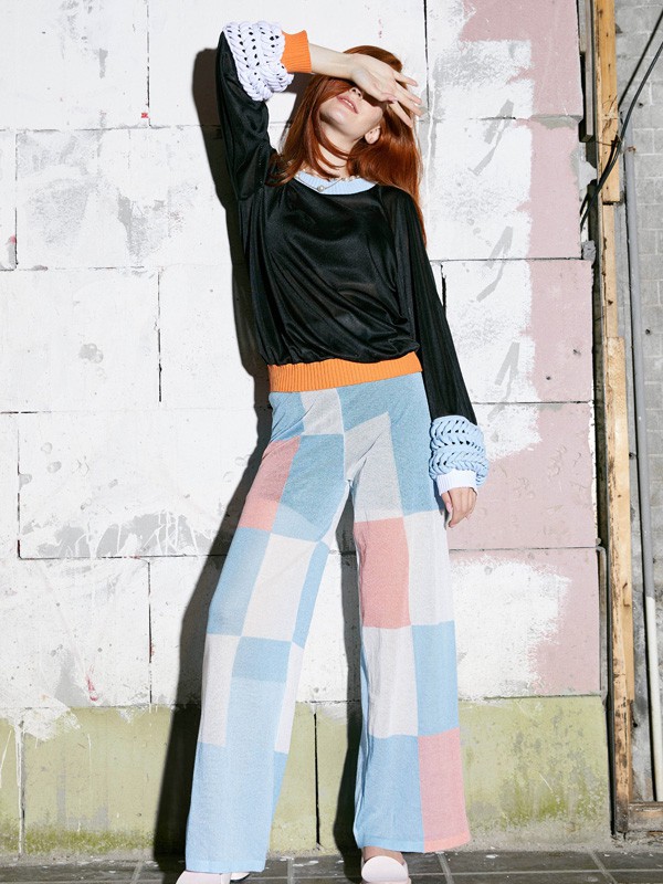 JUNNE女装2022春夏季黑色印花T恤