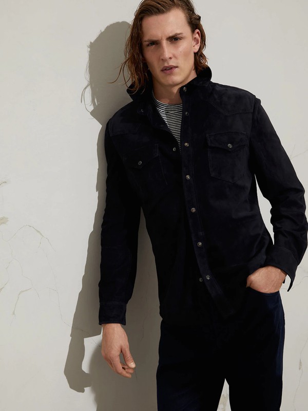 布内罗·古奇拉利休闲装2022春夏季黑色纯色外套