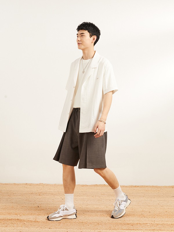 OPICLOTH休闲装2022春夏季白色纯色T恤