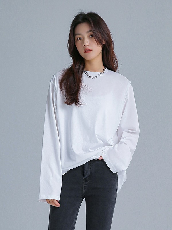 IAZ2022春夏季白色纯色T恤