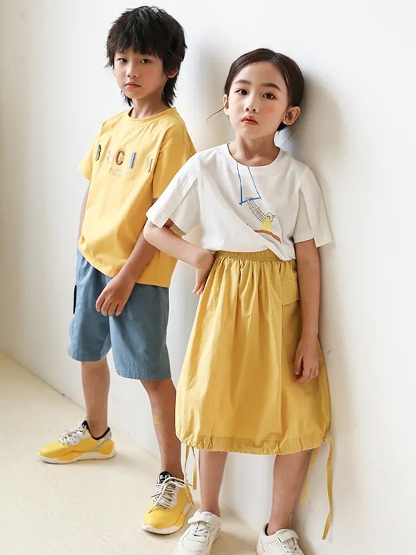 植木西2021春夏季白色印花T恤