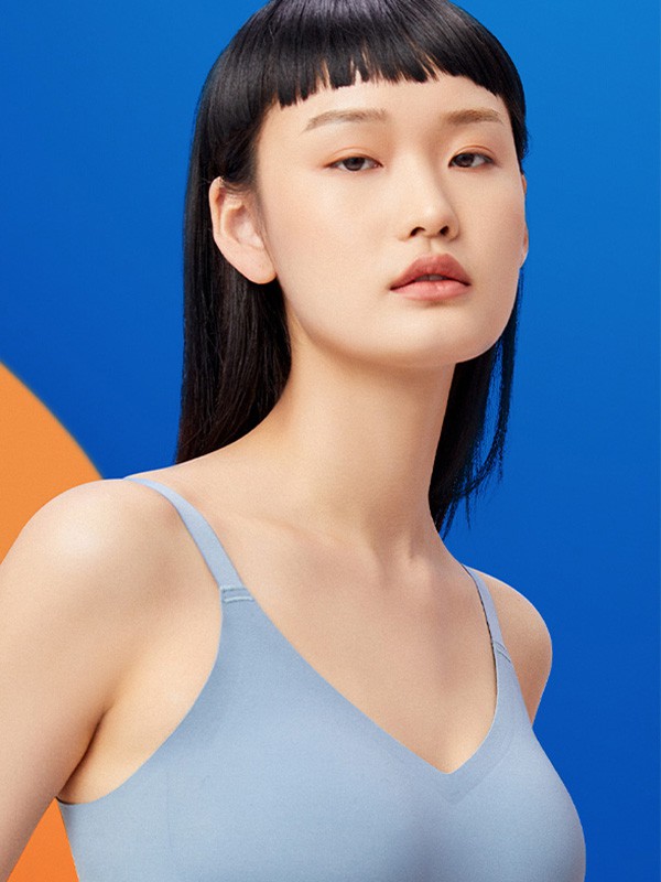 缔妒简内衣2021春夏季蓝色时尚内衣