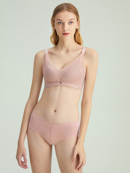 婵之云内衣2021春夏季粉色少女内衣