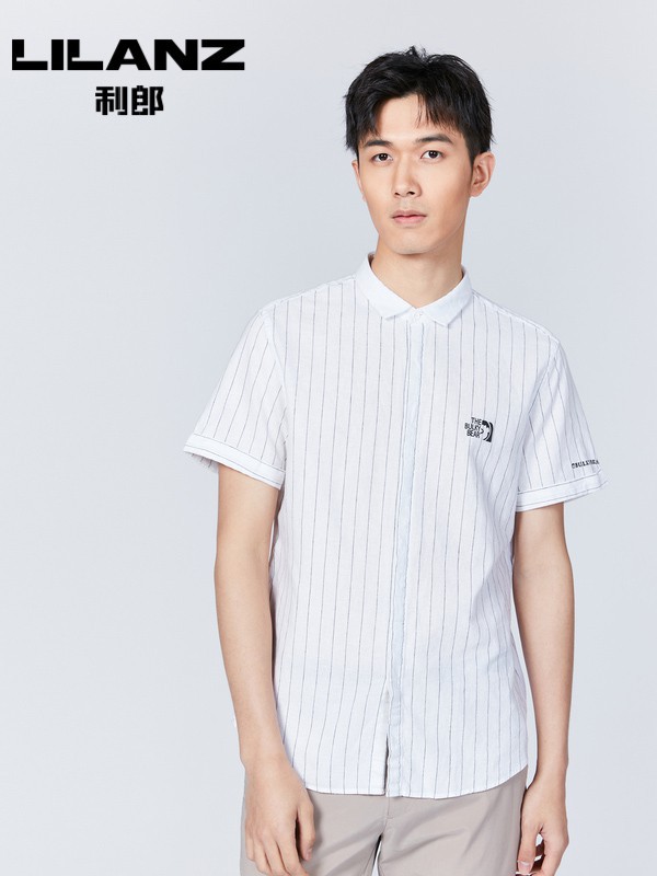 2021春夏季白色印花衬衫