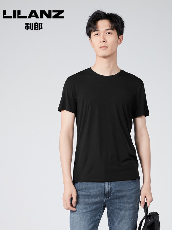 2021春夏季黑色纯色T恤