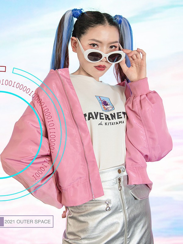 UZZU2021春夏季白色印花T恤