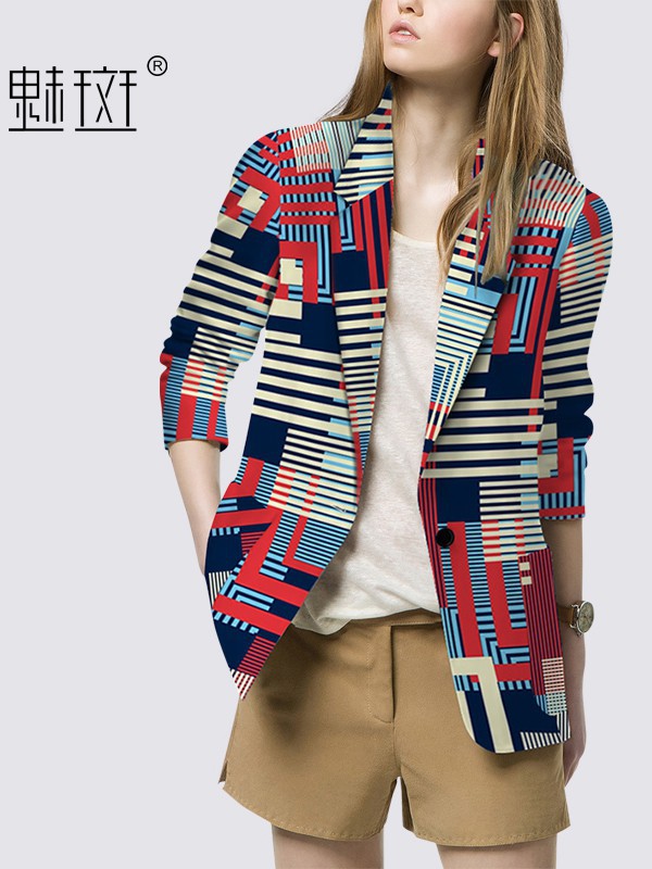 魅斑女装2021春夏季棕色长款短裤