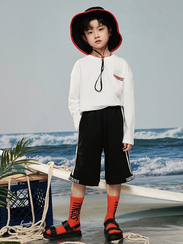 多多家2021春夏季白色印花T恤