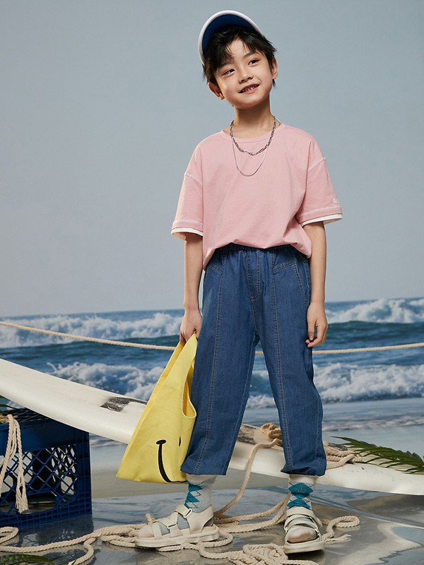 多多家2021春夏季粉色纯色