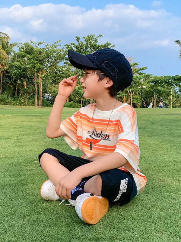 左西2021春夏季白色印花T恤