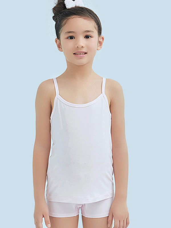 爱慕儿童2021春夏季白色时尚内衣