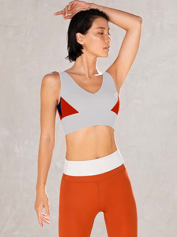 乎兮2021春夏季拼色运动型内衣