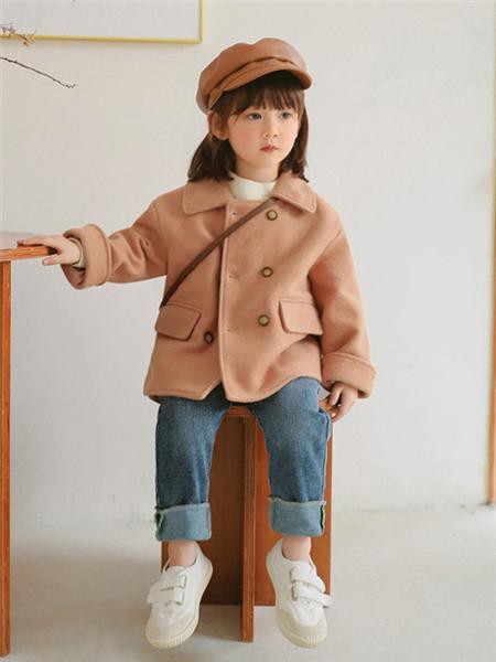 朴与素2021春夏季卡其色纯色大衣