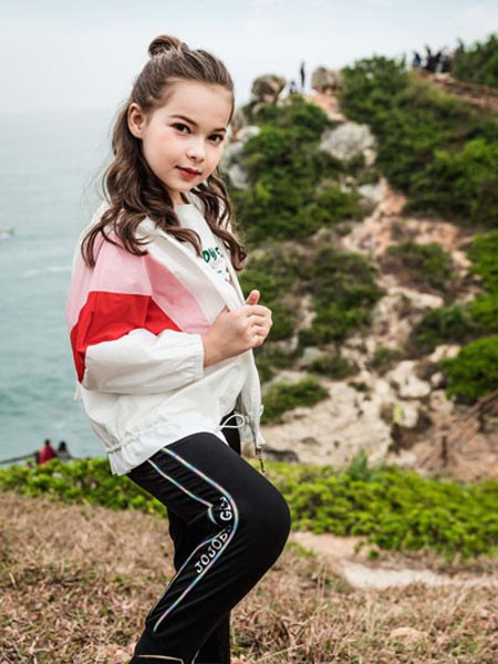 啾比乐2021春夏季拼色拼接防晒衫