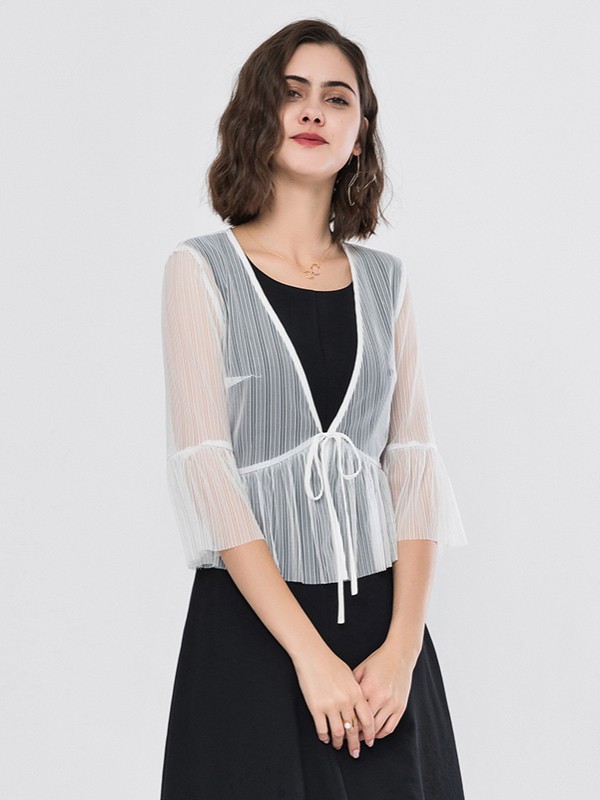 名师路2021春夏季白色纯色防晒衫