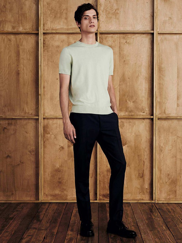 鄂尔多斯2021春夏季绿色纯色T恤