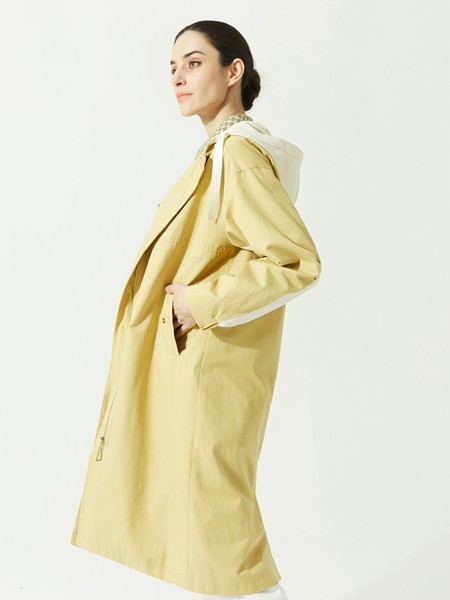约布2021春夏季黄色纯色外套