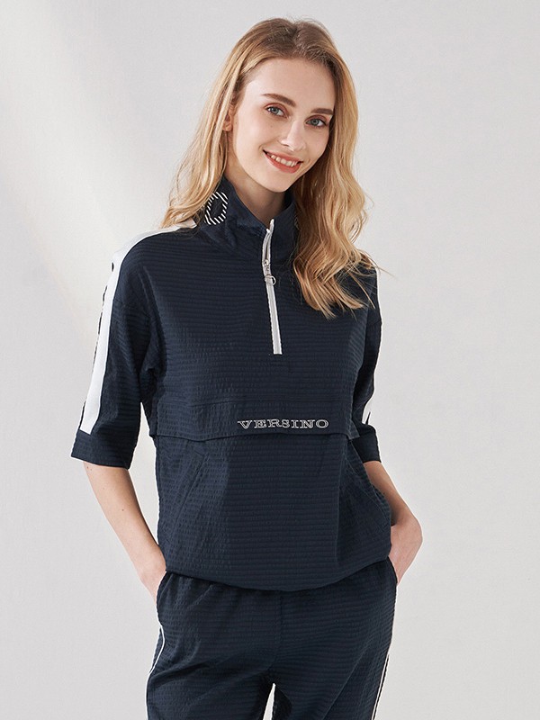 梵思诺男装2021春夏季黑色纯色套装