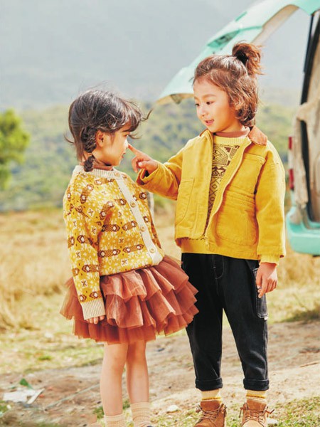 彩色笔童装2021春夏季