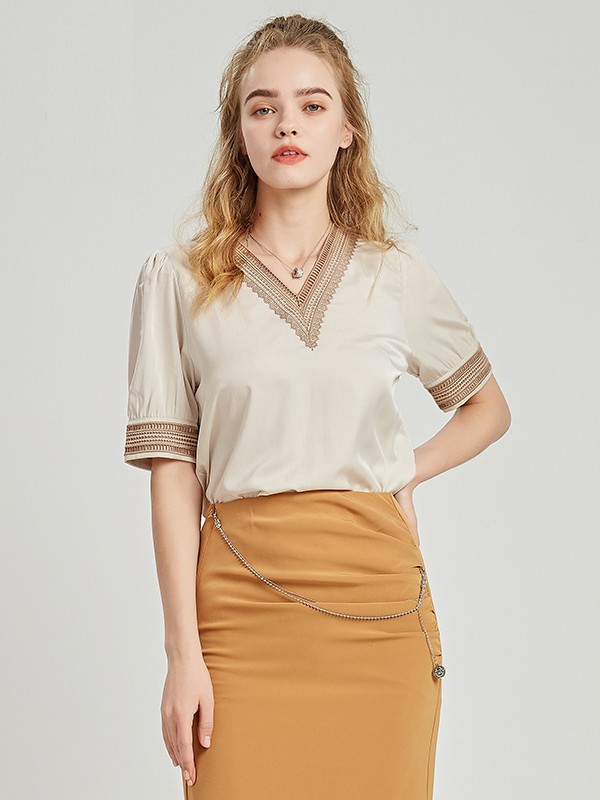 欧珂女装2021春夏季黄色纯色包臀裙