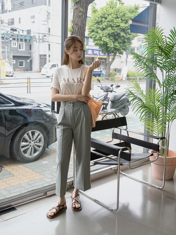 naingirl2021春夏季白色字母T恤