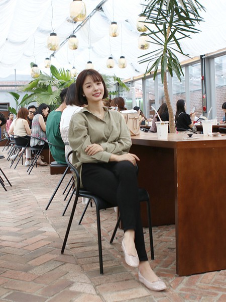 T.B2jeans牛仔2021春夏季军绿色纯色长裙