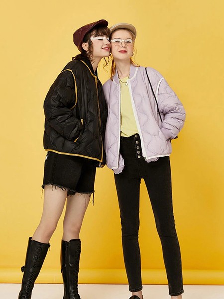 初语女装2021秋冬季紫色纯色外套