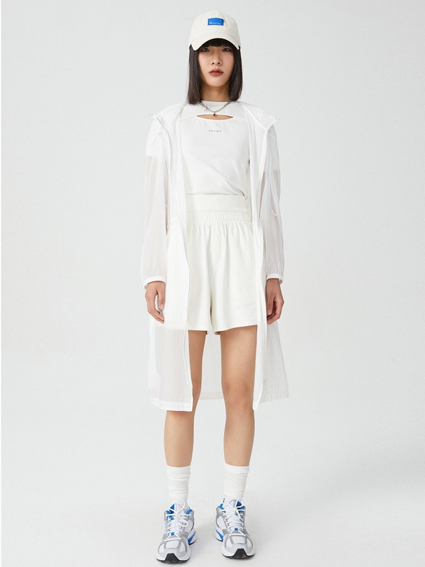 美特斯邦威美邦2021春夏季白色纯色吊带裙