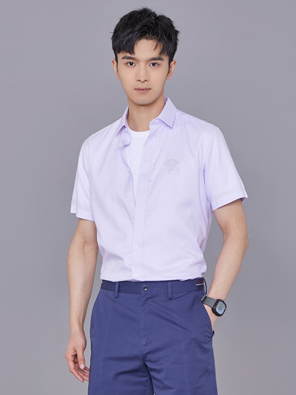 雅戈尔2021春夏季白色纯色衬衫