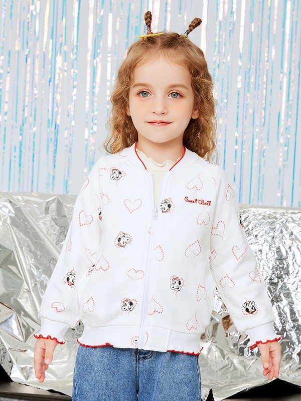 史努比2021秋冬季白色印花