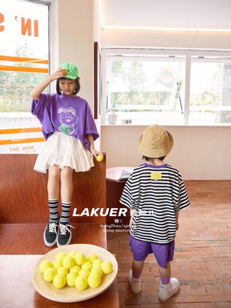 拉酷儿童装2021春夏季