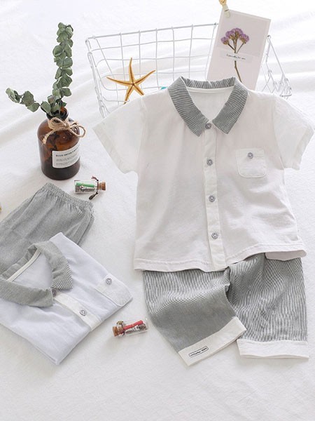 旺贝特童装2022秋冬季白色衬衫