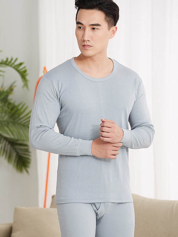 杉依鸟内衣2022秋冬季灰色保暖内衣