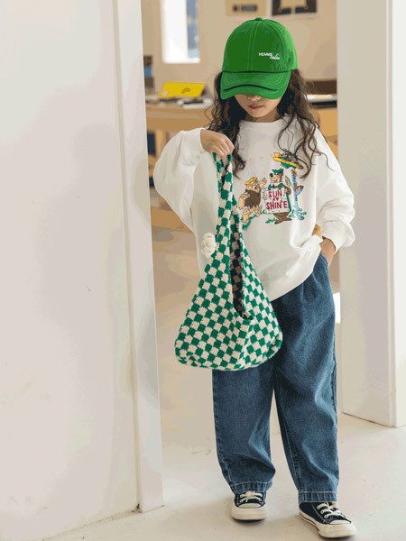 sunshine暖晞童装2022春夏季白色字母卫衣