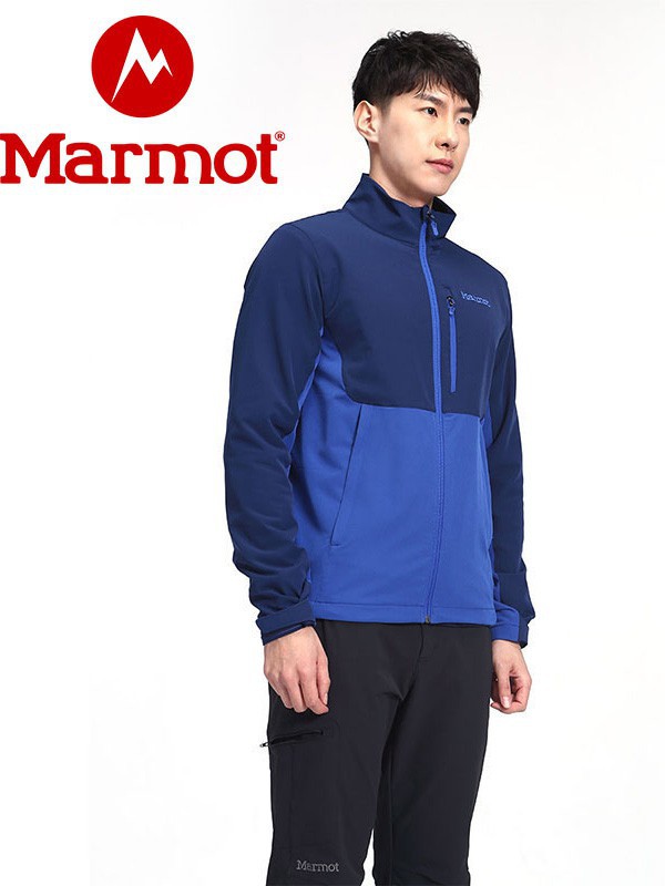 土拨鼠运动装2022秋冬季拼色冲锋衣