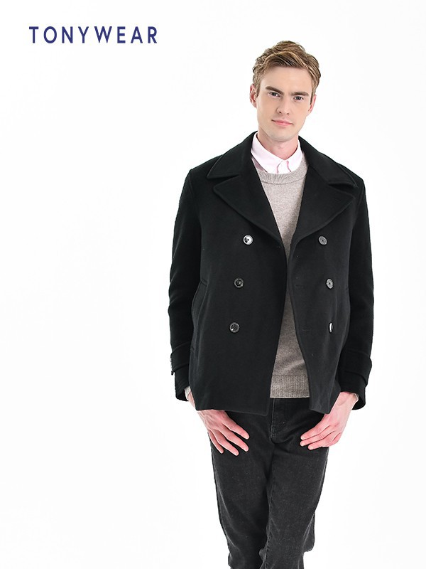 汤尼威尔2022秋冬季黑色大衣