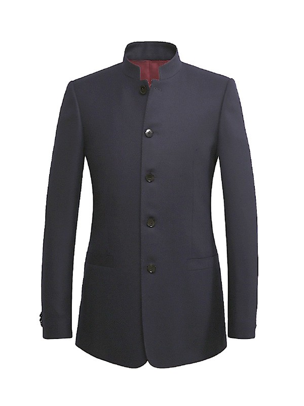 BOMOER铂缦男装2022秋冬季黑色外套