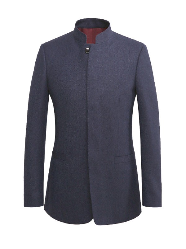 BOMOER铂缦男装2022秋冬季黑色外套