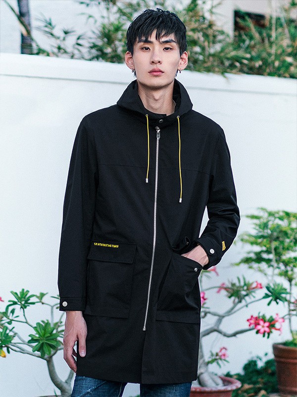 布衣传说2022秋冬季黑色外套