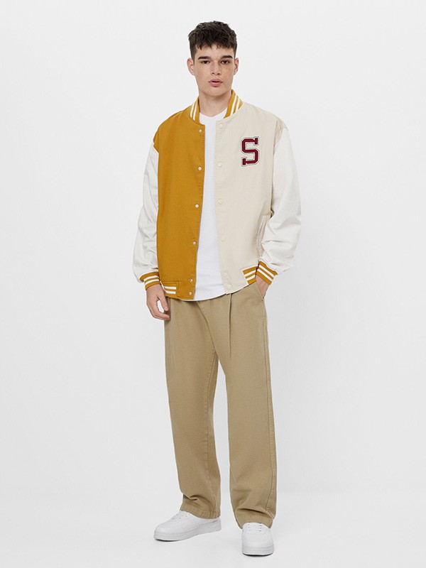 巴适卡休闲装2022秋冬季拼色衬衫