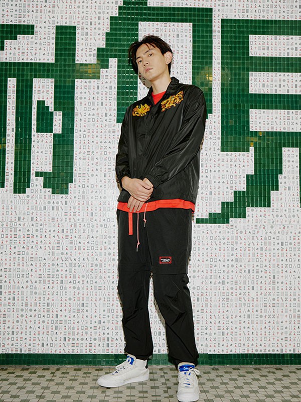 CLOT休闲装2022秋冬季黑色长裤