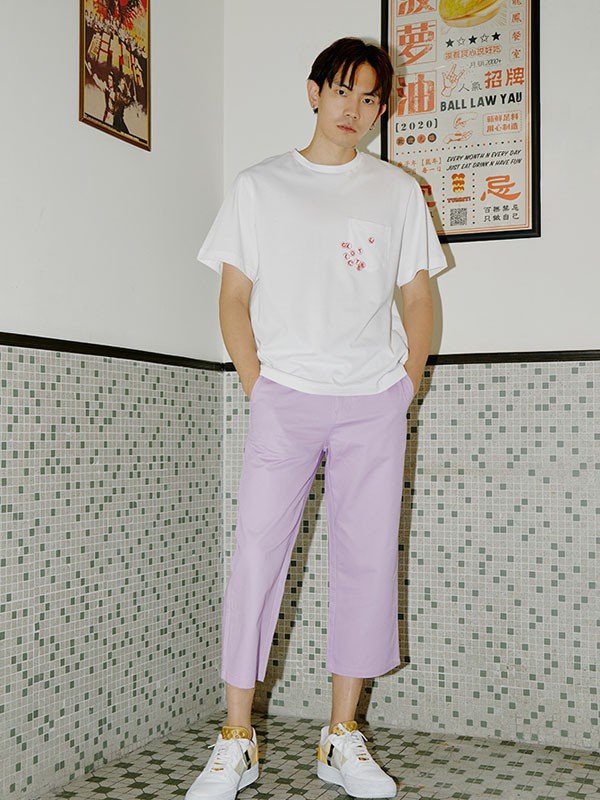 CLOT休闲装2022秋冬季白色T恤