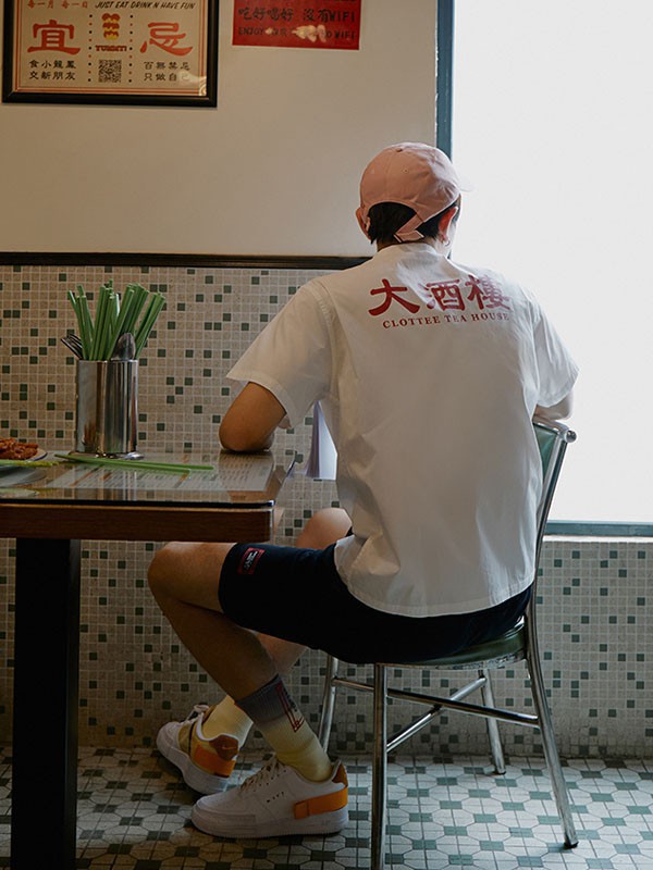 CLOT休闲装2022秋冬季白色T恤