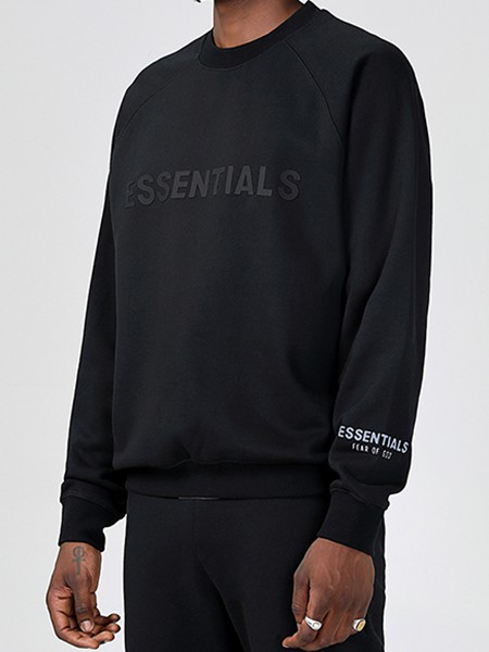 ESSENTIALS休闲装2022秋冬季黑色上衣