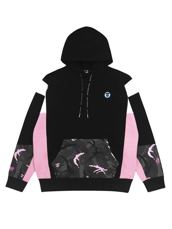 Aape休闲装2022秋冬季黑色卫衣