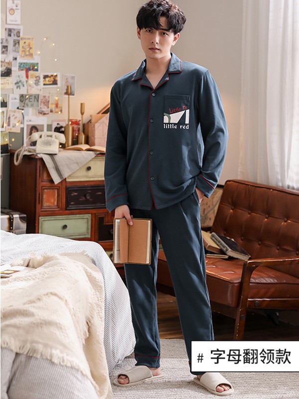 黛梦思内衣2022秋冬季藏蓝色家居服