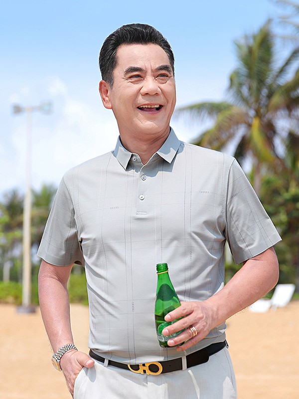 培蒙男装2022春夏季灰色polo衫