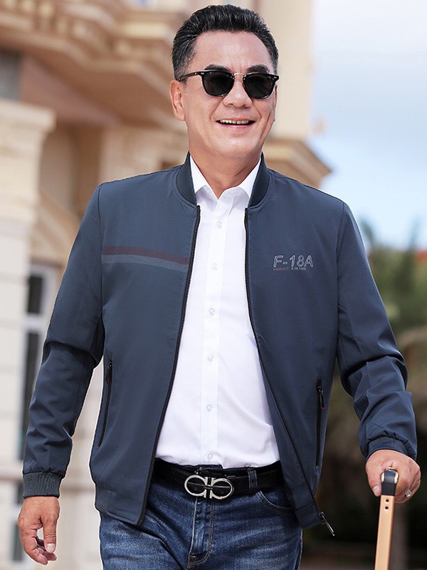 培蒙男装2022秋冬季藏蓝色长裤