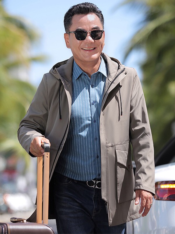 培蒙男装2022秋冬季蓝色衬衫